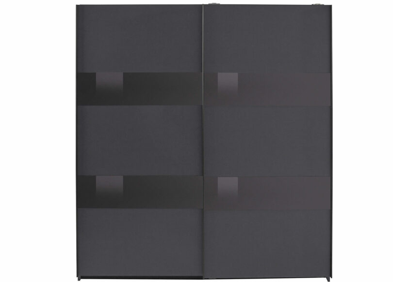Armoire dressing gris graphite