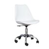 Chaise de bureau à coque blanche - Blanc