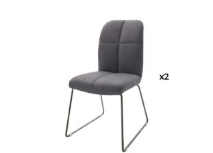 Chaise de salle à manger pied traineaux design