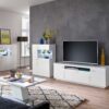 Ensemble de salon blanc design moderne