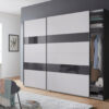 Grande armoire moderne grands compartiments pas cher