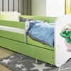 Lit enfant vert dinosaure