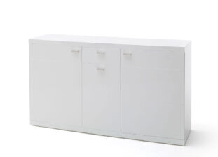 Bahut blanc laqué moderne