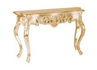 Console de salon baroque dorée