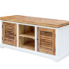 meuble tv vintage bois massif