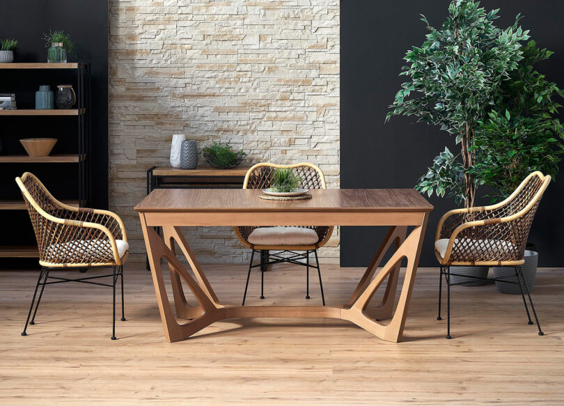 Table repas extensible