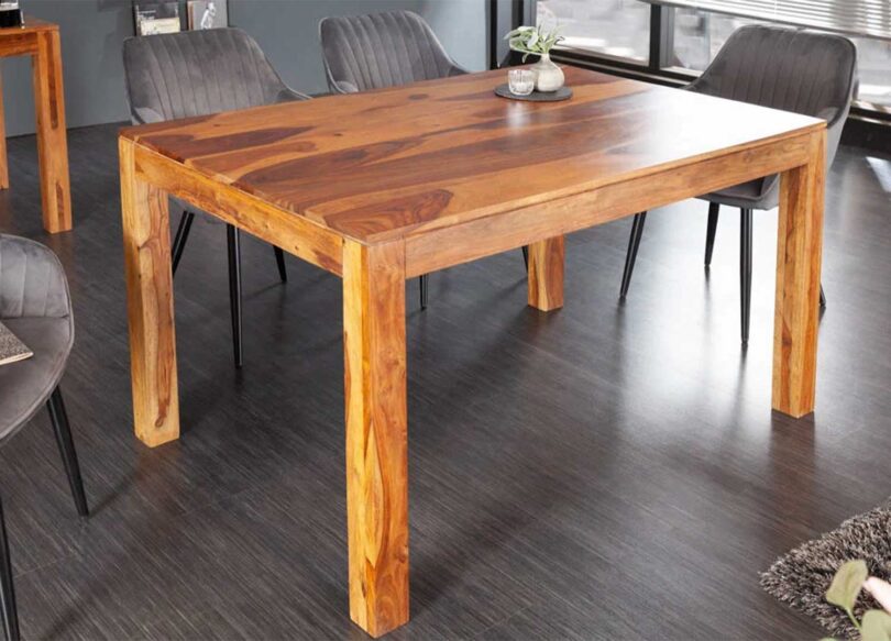 Table de repas en bois de sesham