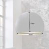 dimensions du luminairre de style industriel