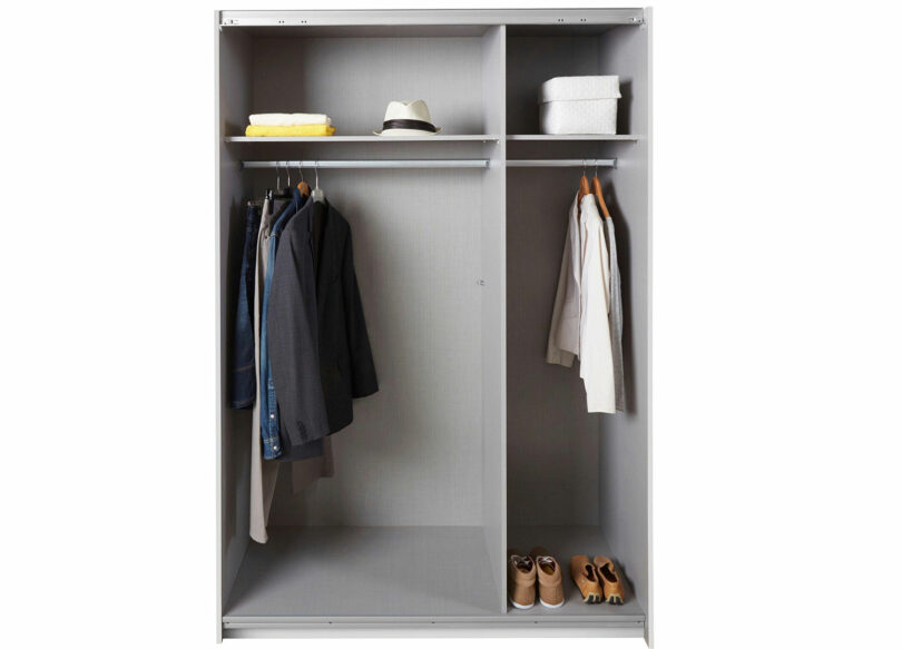 disposition intérieur de larmoire penderie  cm