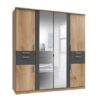 grande armoire dressing pas cher avec miroir