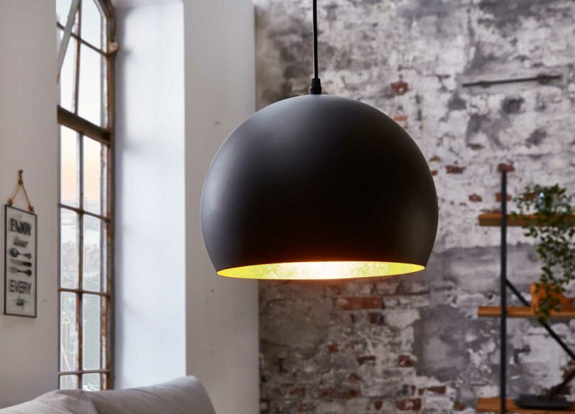 lampe de style industriel