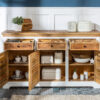 meuble buffet en bois massif style campagnard