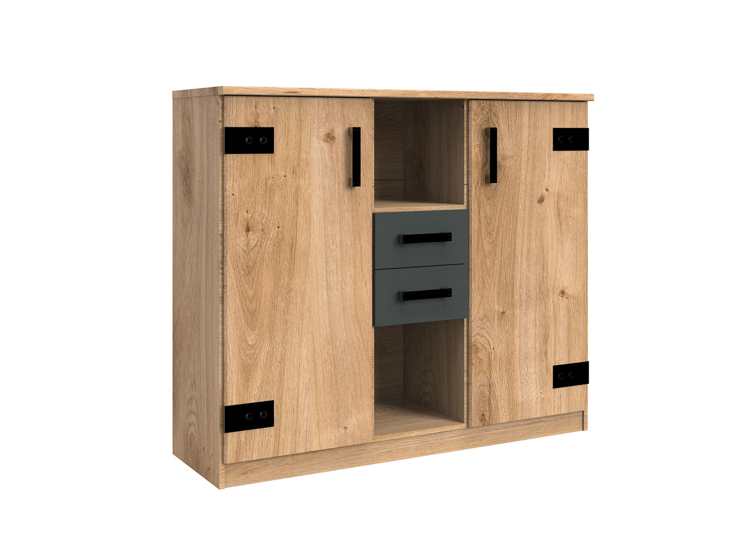 Etagère et armoire de rangement en bois, Etagère et armoire de rangement