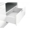 meuble tv blanc brillant tiroir
