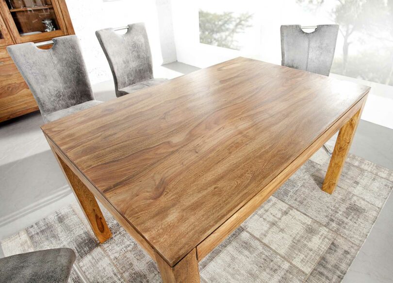 petite table salle a manger rectangulaire bois massif