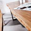 table repas rectangulaire bois massif design