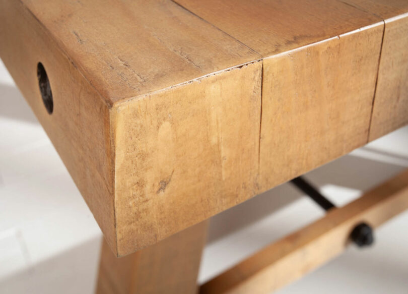 table de repas en bois style compagne