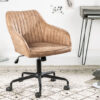 Chaises de bureau en microfibre