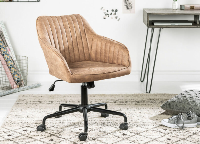 Chaises de bureau en microfibre
