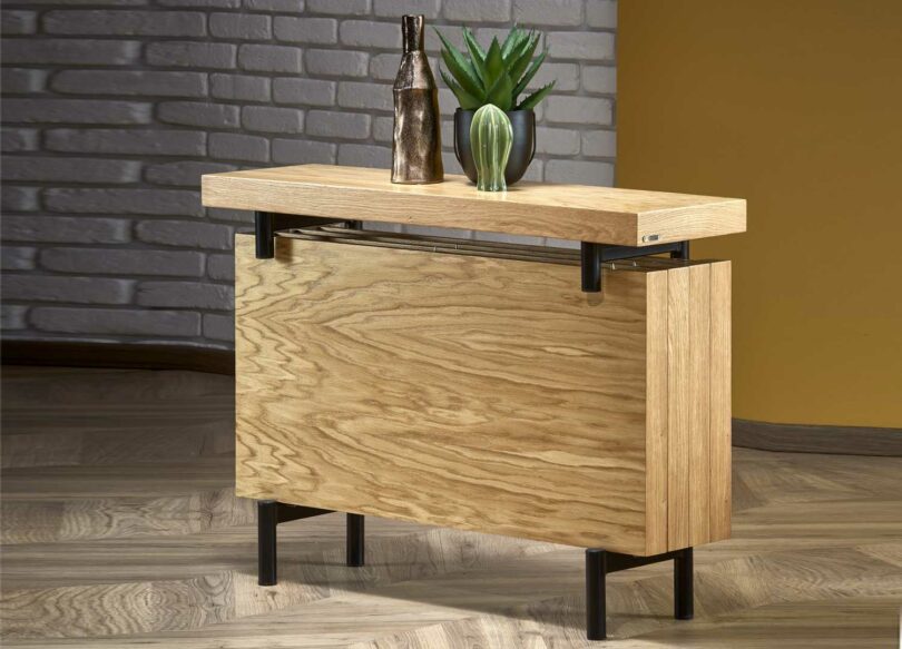 Console de rangement pour allonges