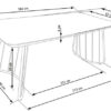 Dimensions de la table à manger