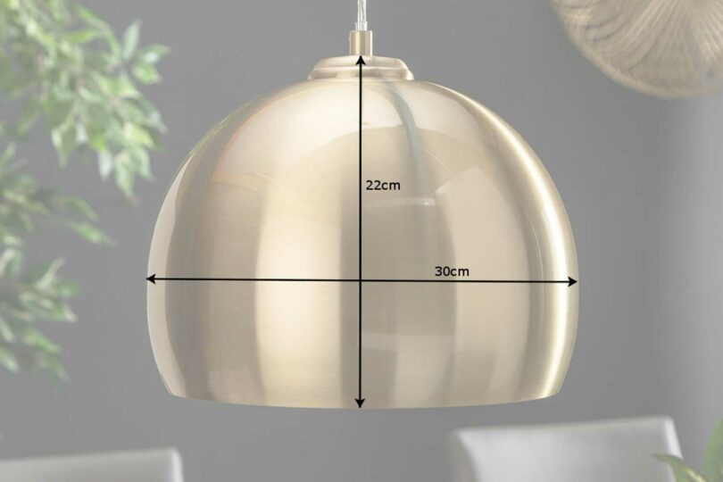 Dimensions de la lampe