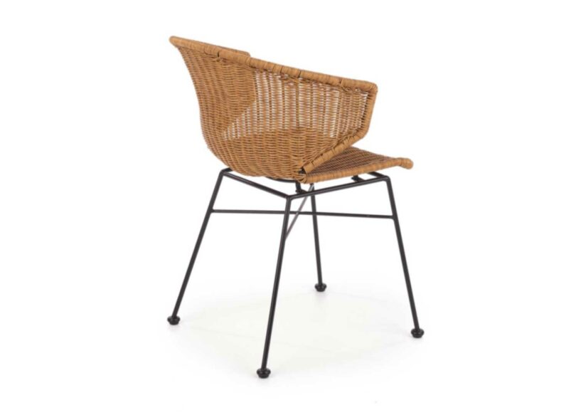 Dos de la chaise en rotin