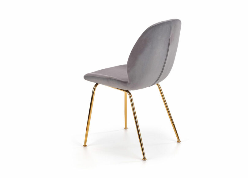Dos de la chaise grise