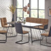 Ambiance de salle à manger table de repas et chaises design