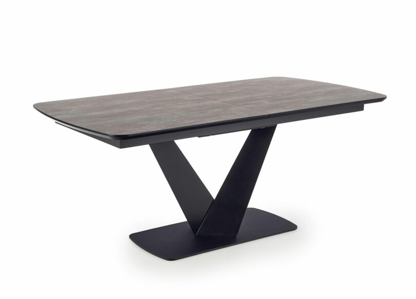table de salle à manger extensible avec allonge papillon moderne et design