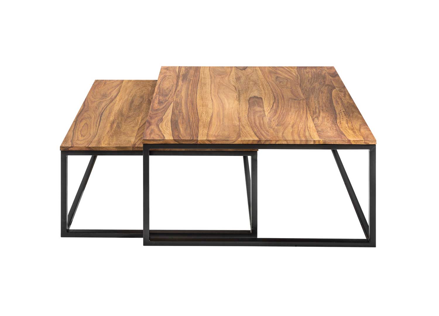 Tables basses encastrables en bois