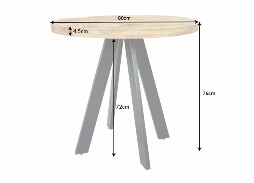 Dimensions de la table de repas