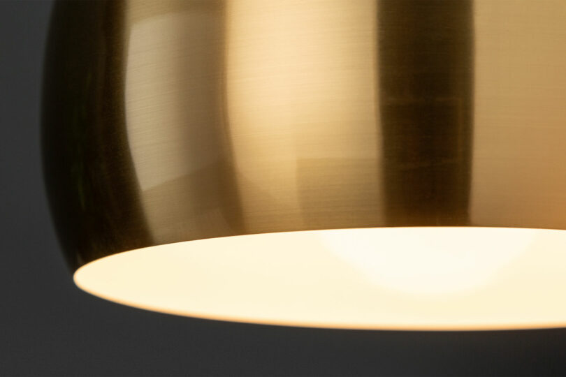 Luminaire doré design