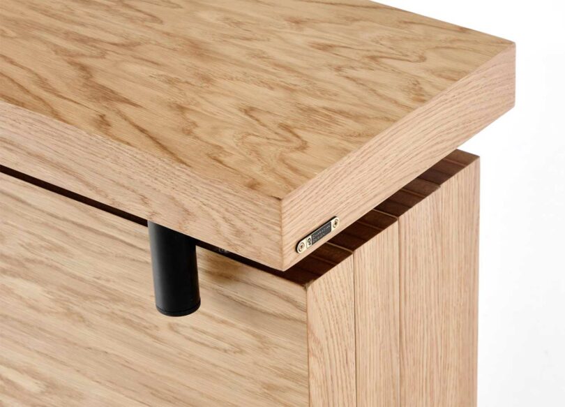 Bois de la console de rangement