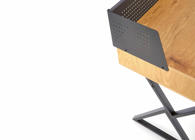 Métal noir du bureau