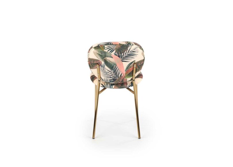 chaise de salle à manger moderne tissu coloré
