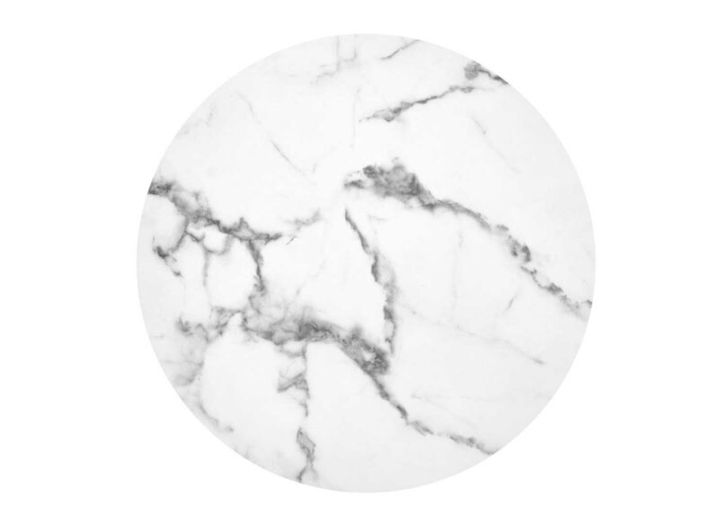 qualité du plateau effet marbre blanc