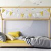 lit maisonnette pour enfant en bois