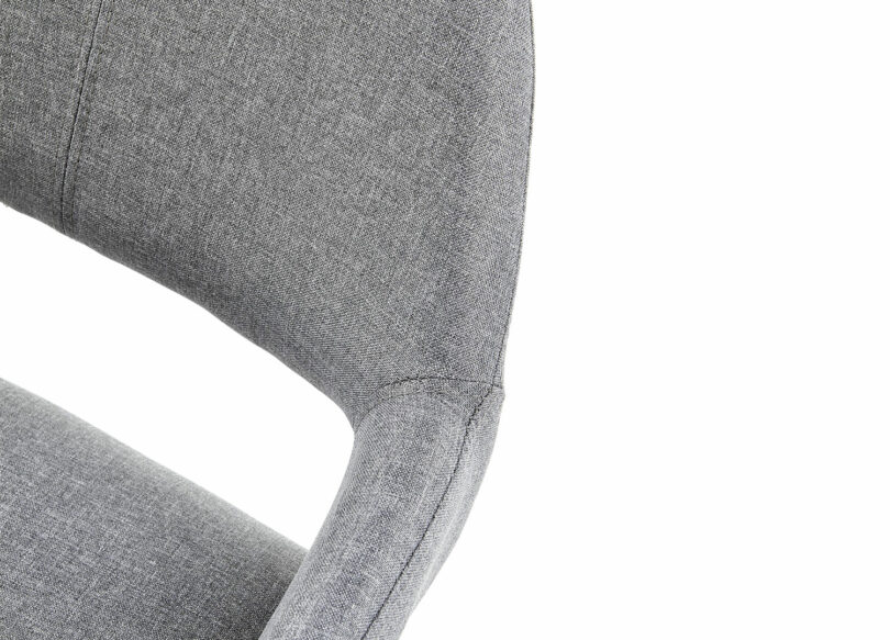 qualité du tissu de la chaise de bureau gris moderne