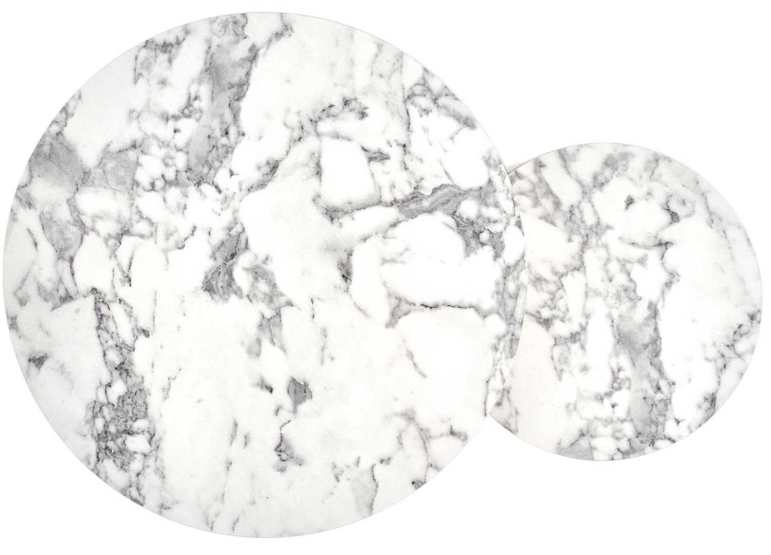 plateau table d'appoint effet marbre