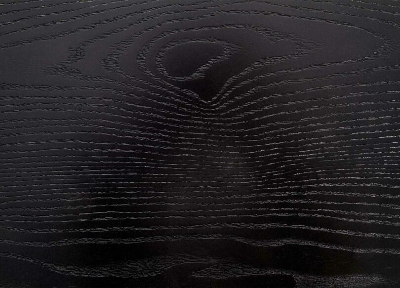 détail et qualité du bois de la table basse