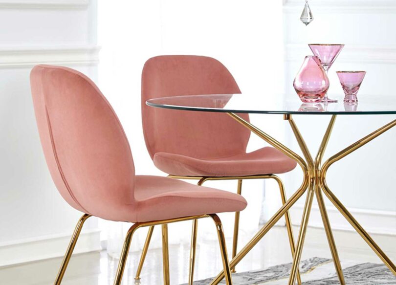 table de repas ronde design pas cher