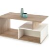 table basse pas cher blanche et bois - Blanc