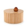 table basse ronde moderne bois massif