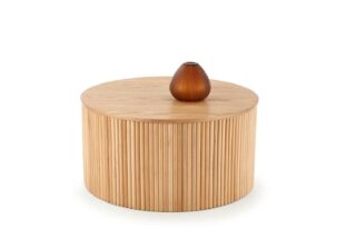 table basse ronde moderne bois massif