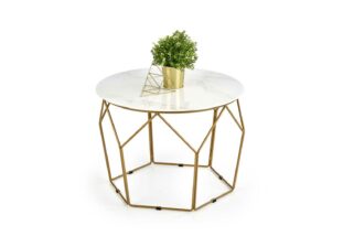 table d'appoint moderne effet marbre