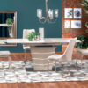 table de repas extensible moderne et design