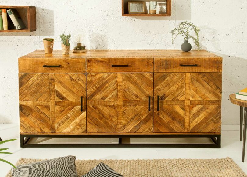 Buffet en bois naturel design