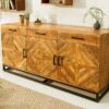 Buffet 3 portes en bois massif