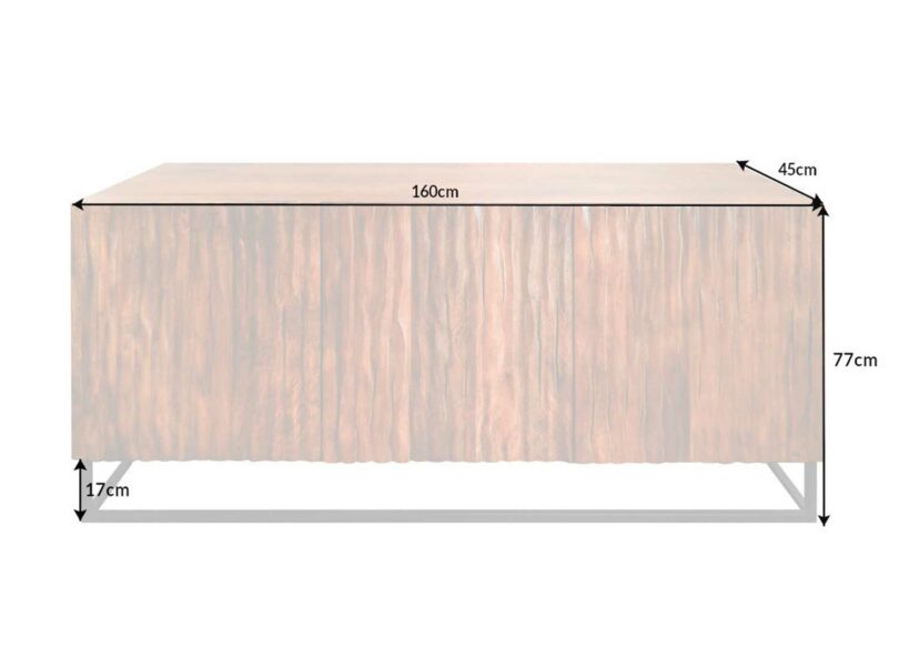 Dimensions du buffet en bois